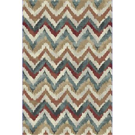 DYNAMIC RUGS Melody Rectangular Rug- Multi - 3 Ft. 11 In. X 5 Ft. 3 In. ME46985018996